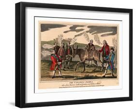 The Curious Zebra Alive from America! Walk in Gem'Men and Ladies-null-Framed Giclee Print