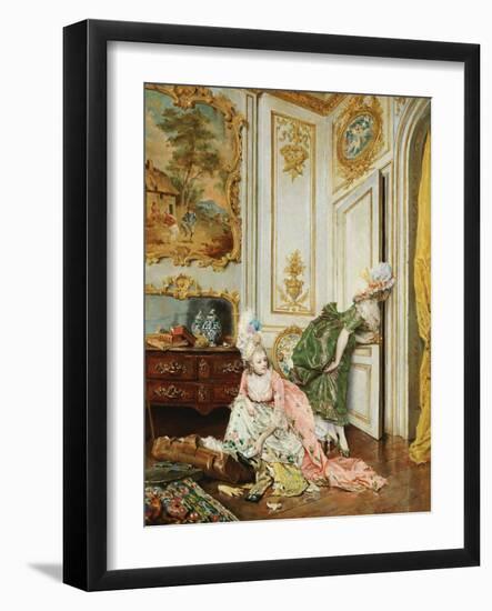 The Curious-Lucio Rossi-Framed Giclee Print