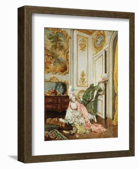 The Curious-Lucio Rossi-Framed Giclee Print