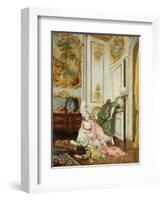 The Curious-Lucio Rossi-Framed Giclee Print