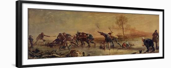 The Curlers, 1835-Sir George Harvey-Framed Premium Giclee Print