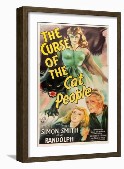 The Curse of the Cat People, Simone Simon, Ann Carter, Julia Dean, 1944-null-Framed Art Print