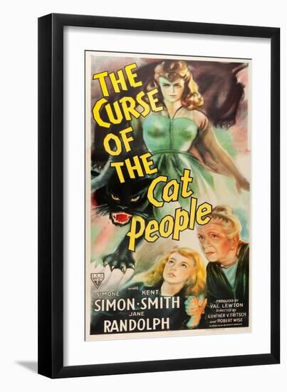 The Curse of the Cat People, Simone Simon, Ann Carter, Julia Dean, 1944-null-Framed Art Print