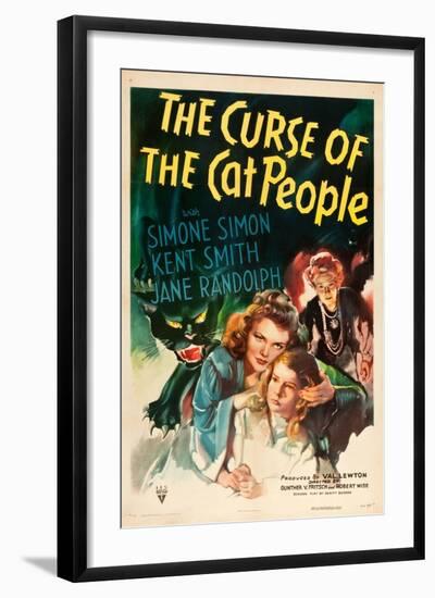 The Curse of the Cat People, Simone Simon, Ann Carter, Julia Dean, 1944-null-Framed Art Print