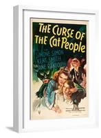 The Curse of the Cat People, Simone Simon, Ann Carter, Julia Dean, 1944-null-Framed Art Print