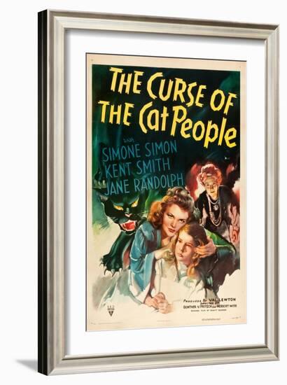 The Curse of the Cat People, Simone Simon, Ann Carter, Julia Dean, 1944-null-Framed Art Print