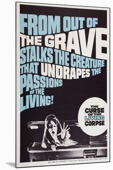 The Curse of the Living Corpse, 1964-null-Mounted Art Print