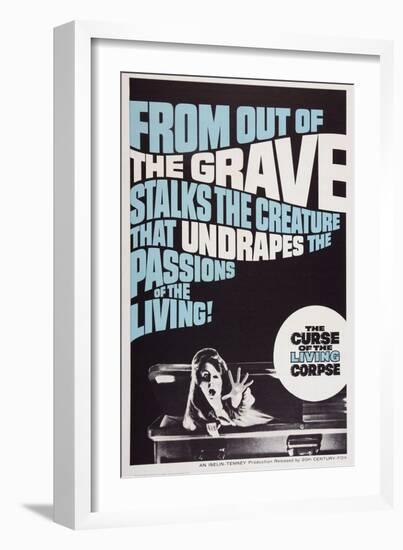 The Curse of the Living Corpse, 1964-null-Framed Art Print