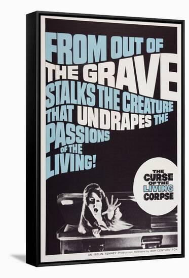 The Curse of the Living Corpse, 1964-null-Framed Stretched Canvas