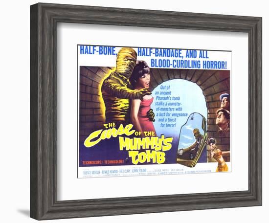 The Curse of the Mummy's Tomb, 1964-null-Framed Art Print