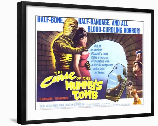 The Curse of the Mummy's Tomb, 1964-null-Framed Art Print