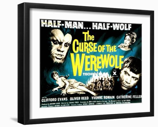 The Curse of the Werewolf, 1961-null-Framed Art Print