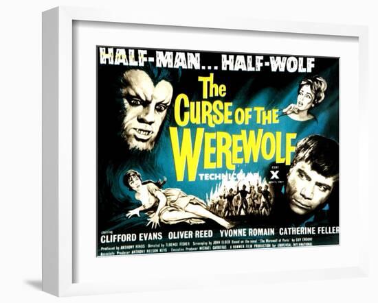 The Curse of the Werewolf, 1961-null-Framed Art Print