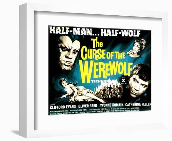 The Curse of the Werewolf, 1961-null-Framed Art Print