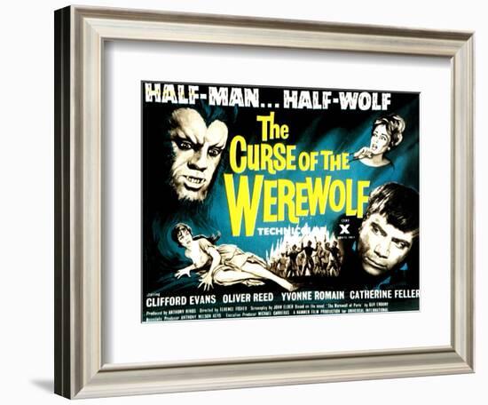 The Curse of the Werewolf, 1961-null-Framed Art Print