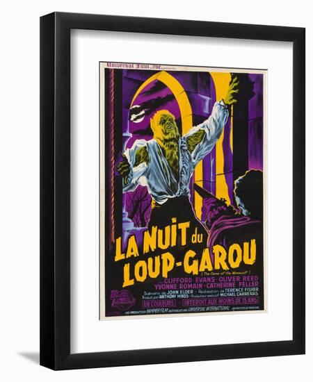 The Curse of the Werewolf (aka La Nuit Du Loup-Garou)-null-Framed Art Print