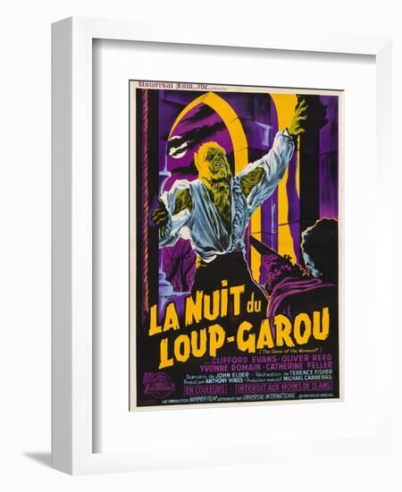 The Curse of the Werewolf (aka La Nuit Du Loup-Garou)-null-Framed Art Print