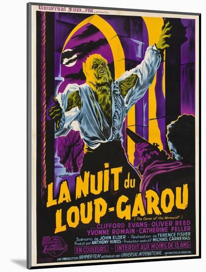 The Curse of the Werewolf (aka La Nuit Du Loup-Garou)-null-Mounted Art Print