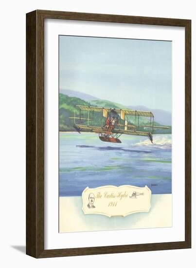 The Curtiss Hydro, 1911-Charles H. Hubbell-Framed Art Print