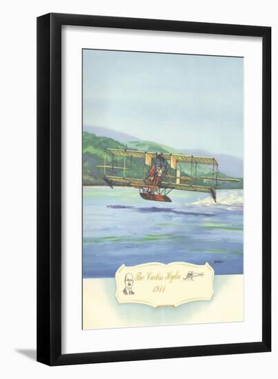 The Curtiss Hydro, 1911-Charles H. Hubbell-Framed Art Print