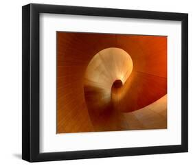 The Curve-null-Framed Art Print