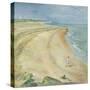 The Curving Beach, Southwold, 1997-Timothy Easton-Stretched Canvas