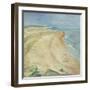 The Curving Beach, Southwold, 1997-Timothy Easton-Framed Giclee Print