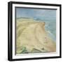 The Curving Beach, Southwold, 1997-Timothy Easton-Framed Giclee Print