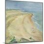 The Curving Beach, Southwold, 1997-Timothy Easton-Mounted Giclee Print