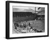 The Cushion Bombardment of No 1 Court, Davis Cup, Wimbledon, 1935-null-Framed Giclee Print