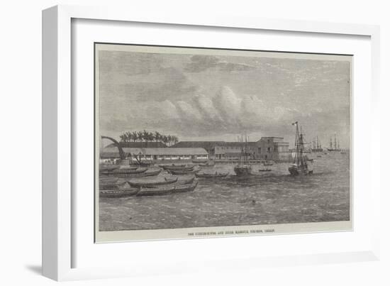 The Custom-House and Inner Harbour, Colombo, Ceylon-null-Framed Giclee Print