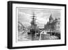 The Custom House, Dublin, Ireland, 1900-T Hart-Framed Giclee Print