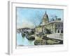 The Custom House, Dublin, Ireland, C1890-Warwick Goble-Framed Giclee Print