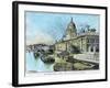 The Custom House, Dublin, Ireland, C1890-Warwick Goble-Framed Giclee Print