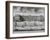 The Custom House from the River Thames, as it Was in 1714, 1715-John Harris-Framed Giclee Print