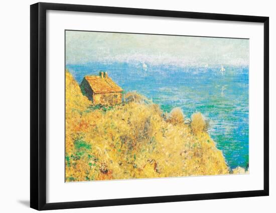 The Custom Officer's House at Varengeville-Claude Monet-Framed Art Print