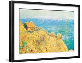 The Custom Officer's House at Varengeville-Claude Monet-Framed Art Print