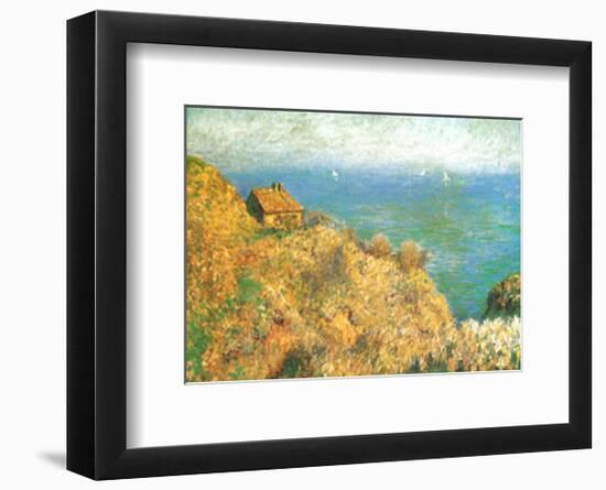 The Custom Officer's House at Varengeville-Claude Monet-Framed Art Print