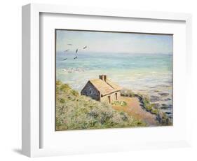 The Customs Hut, Morning, 1882-Claude Monet-Framed Giclee Print