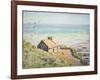 The Customs Hut, Morning, 1882-Claude Monet-Framed Giclee Print