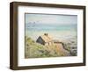 The Customs Hut, Morning, 1882-Claude Monet-Framed Premium Giclee Print