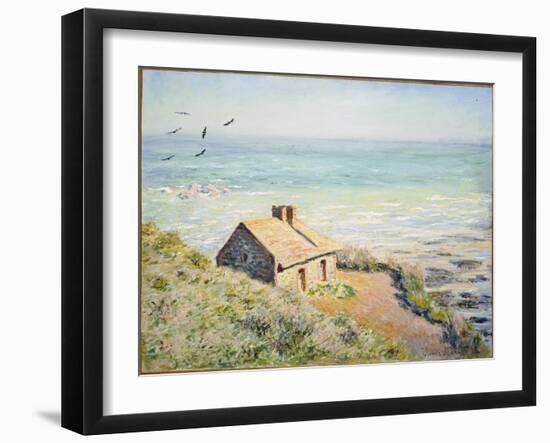 The Customs Hut, Morning, 1882-Claude Monet-Framed Giclee Print