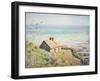 The Customs Hut, Morning, 1882-Claude Monet-Framed Giclee Print