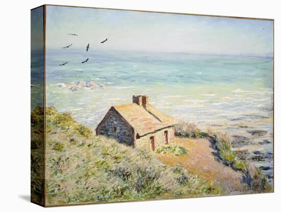 The Customs Hut, Morning, 1882-Claude Monet-Stretched Canvas