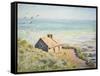 The Customs Hut, Morning, 1882-Claude Monet-Framed Stretched Canvas