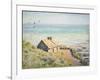 The Customs Hut, Morning, 1882-Claude Monet-Framed Premium Giclee Print