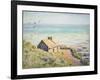 The Customs Hut, Morning, 1882-Claude Monet-Framed Premium Giclee Print