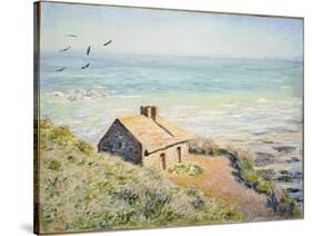 The Customs Hut, Morning, 1882-Claude Monet-Stretched Canvas