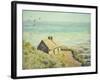 The Customs Hut, Morning, 1882-Claude Monet-Framed Premium Giclee Print