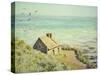 The Customs Hut, Morning, 1882-Claude Monet-Stretched Canvas